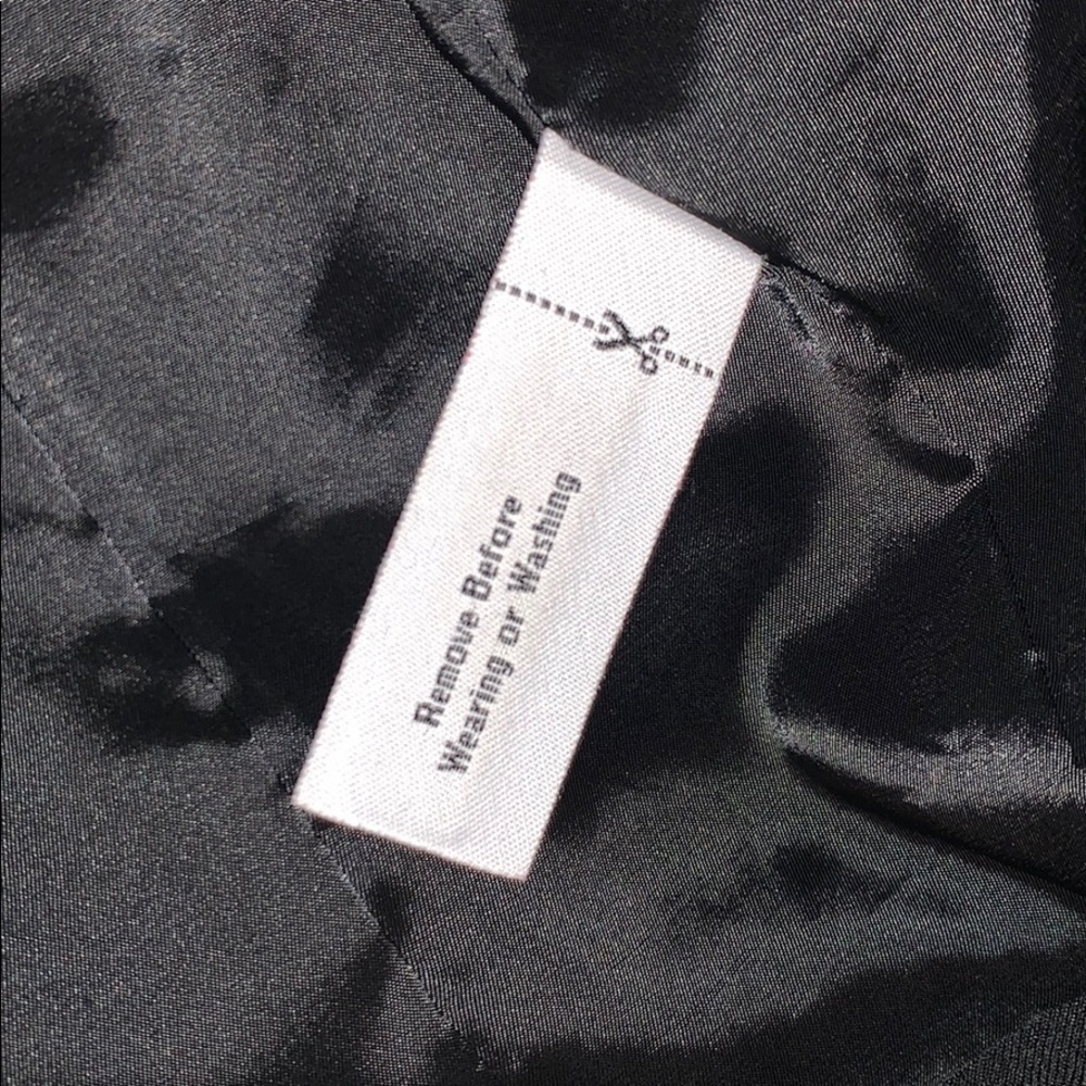 J Crew Black Blazer Sz 2, wool & polyester - Picture 8 of 8